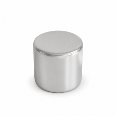 Đôn Tròn Metallic - Bạc