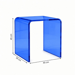 Đôn Acrylic - Xanh Cobalt