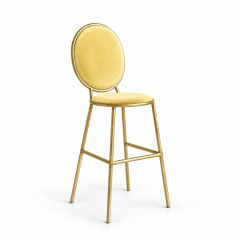 Ghế Shell Bar - Nhung Vàng Bơ