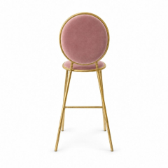 Ghế Shell Bar - Nhung Hồng Dusty