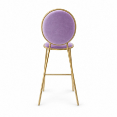 Ghế Shell Bar - Nhung Tím Lilac