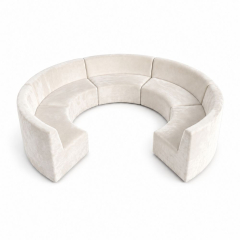 Sofa Móng Ngựa 5 Module Lưng Lớn
