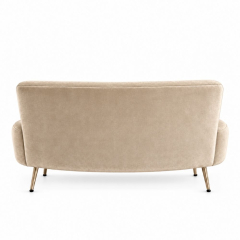 Sofa Cong Flow - Nhung Champagne