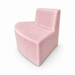 Sofa Module Lưng Nhỏ - Nhung Hồng Đào
