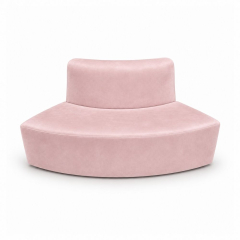 Sofa Module Lưng Nhỏ - Nhung Hồng Đào