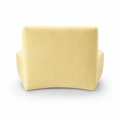 Sofa Module Lưng Nhỏ - Nhung Vàng Bơ