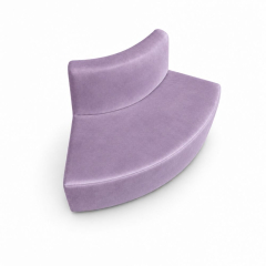 Sofa Module Lưng Nhỏ - Nhung Tím Lilac