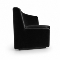 Sofa Module Lưng Lớn - Nhung Đen
