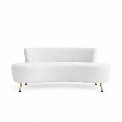 Sofa Cong Flow - Bouclé Trắng
