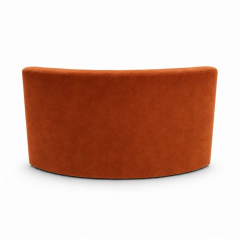 Sofa Module Lưng Lớn - Nhung Cam Đất