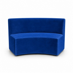 Sofa Module Lưng Lớn - Nhung Xanh Cobalt