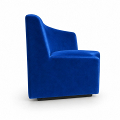 Sofa Module Lưng Lớn - Nhung Xanh Cobalt