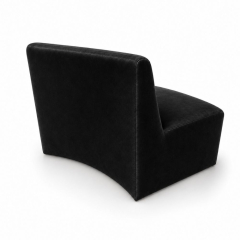 Sofa Module Lưng Nhỏ - Nhung Đen