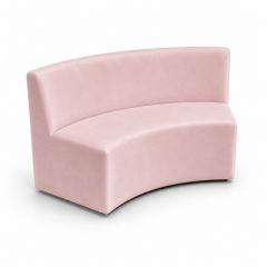 Sofa Module Lưng Lớn - Nhung Hồng Đào