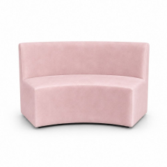 Sofa Module Lưng Lớn - Nhung Hồng Đào