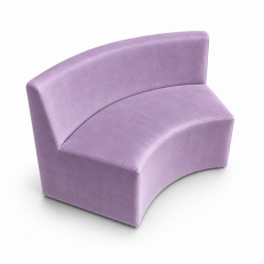 Sofa Module Lưng Lớn - Nhung Tím Lilac