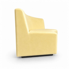 Sofa Module Lưng Lớn - Nhung Vàng Bơ