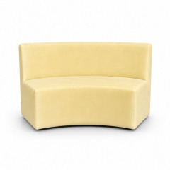 Sofa Module Lưng Lớn - Nhung Vàng Bơ