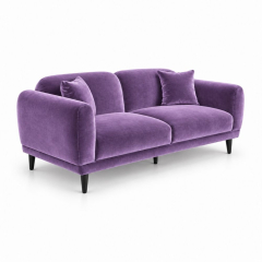 Sofa Đôi Lounge - Nhung Tím Lilac