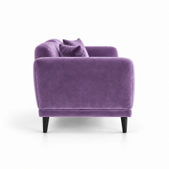 Sofa Đôi Lounge - Nhung Tím Lilac