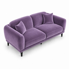 Sofa Đôi Lounge - Nhung Tím Lilac