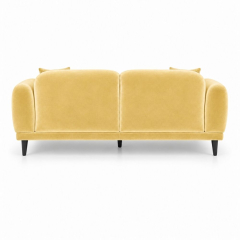 Sofa Đôi Lounge - Nhung Vàng Bơ
