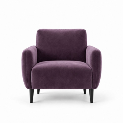 Ghế Sofa Armchair VIP - Nhung Tím Lilac