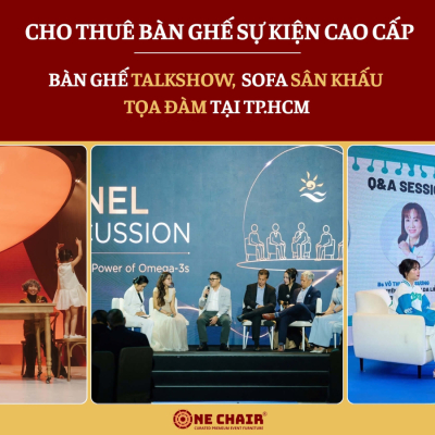 Cho thuê bàn ghế talkshow, sofa sân khấu tọa đàm tại TP.HCM