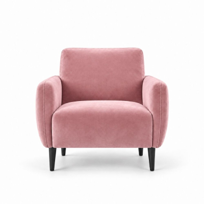 Ghế Sofa Armchair VIP - Nhung Hồng Đào