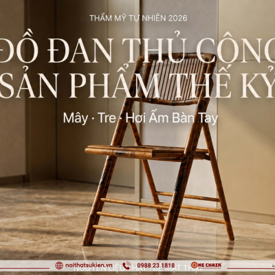 Mây tre đan trở lại sự kiện cao cấp: tinh tế bản địa hay quê mùa?