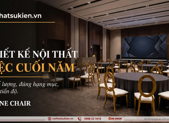 Nội thất & bàn tiệc cho tiệc tất niên, tân niên & year end party