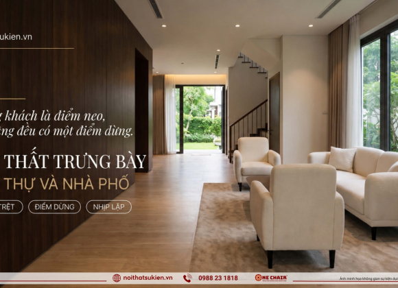 Nội thất trưng bày cho biệt thự & nhà phố bán, cho thuê