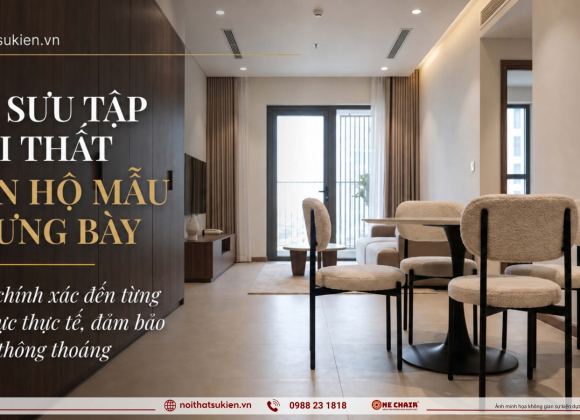 Nội thất trưng bày cho nhà mẫu căn hộ dự án