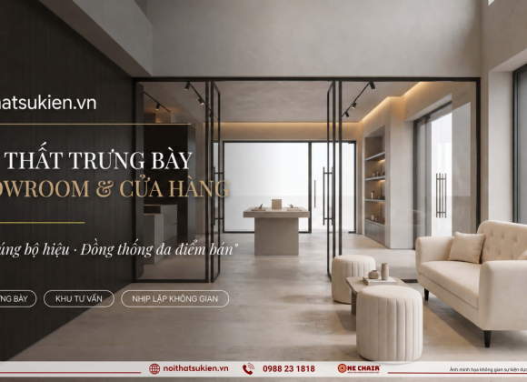 Nội thất trưng bày cho showroom & cửa hàng thương hiệu