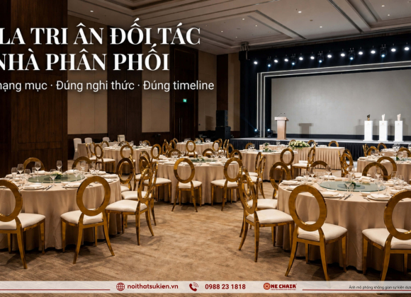 Nội thất gala tri ân đối tác & nhà phân phối