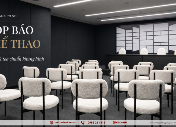 Nội thất & bàn chủ toạ cho họp báo thể thao & giải đấu