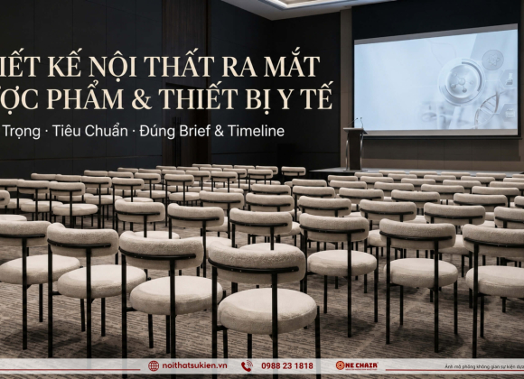 Nội thất & khu trải nghiệm cho lễ ra mắt dược phẩm & thiết bị y tế