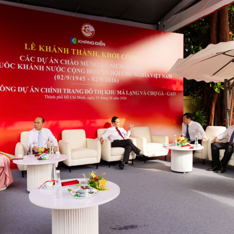 Sự kiện lễ khởi công chỉnh trang đô thị khu Mả Lạng và Chợ Gà – Gạo — Cầu Ông Lãnh, TP.HCM