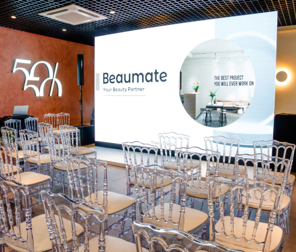 Nội Thất Khu Sự Kiện Beaumate — Your Beauty Partner, TP.HCM
