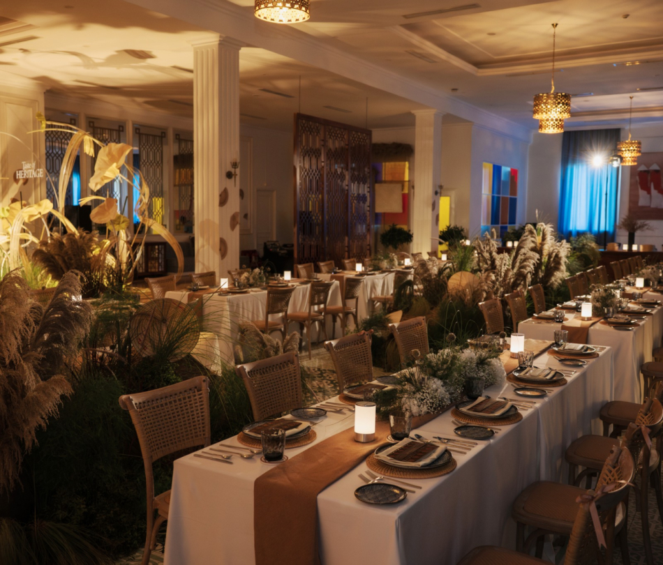 Nội Thất Khu Tiệc Khai Trương Taste of Heritage — TP.HCM