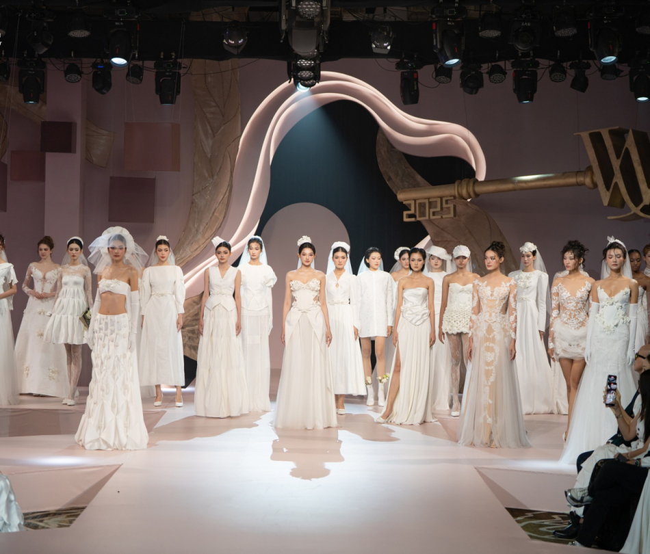 Nội Thất Khu Trình Diễn & Lounge Vietnam Wedding Week 2025 — Trung Dung Media, TP.HCM