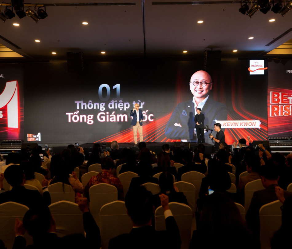 Sự kiện hội nghị chiến lược Prudential Be The One – Rise As One — TP.HCM