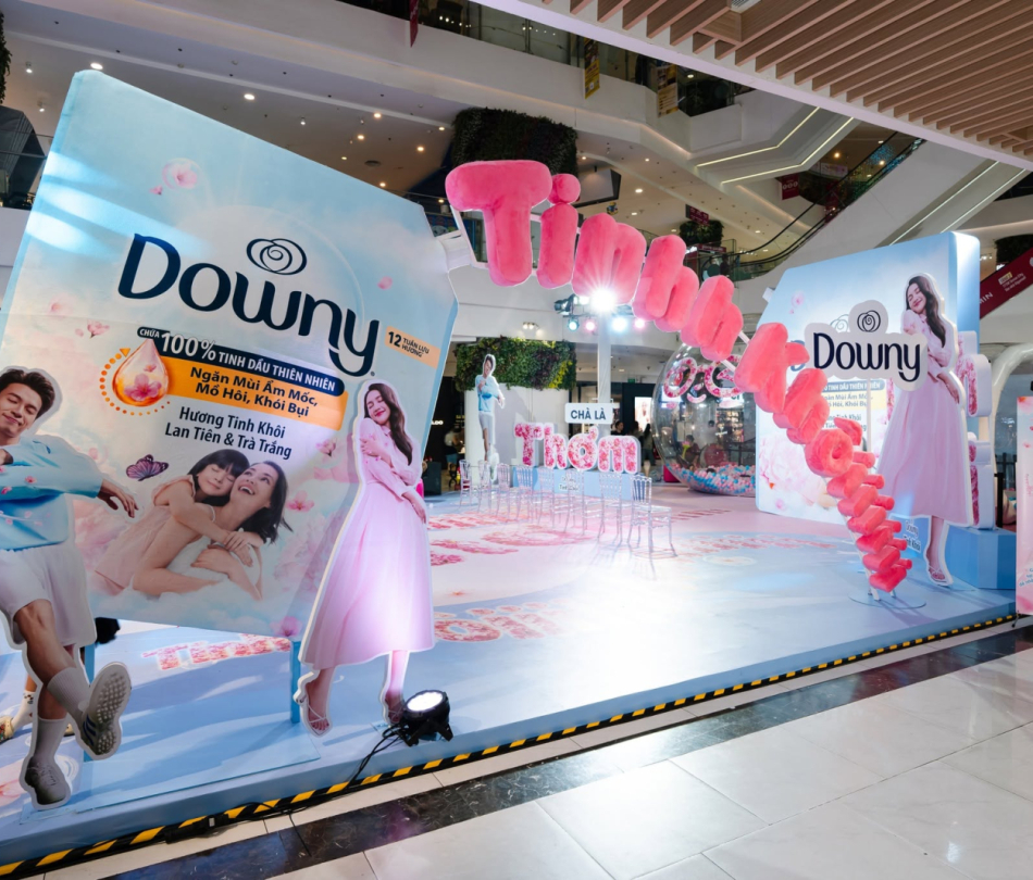 Sự kiện activation Trường Học Tinh Khôi — Downy, Gigamall, TP.HCM