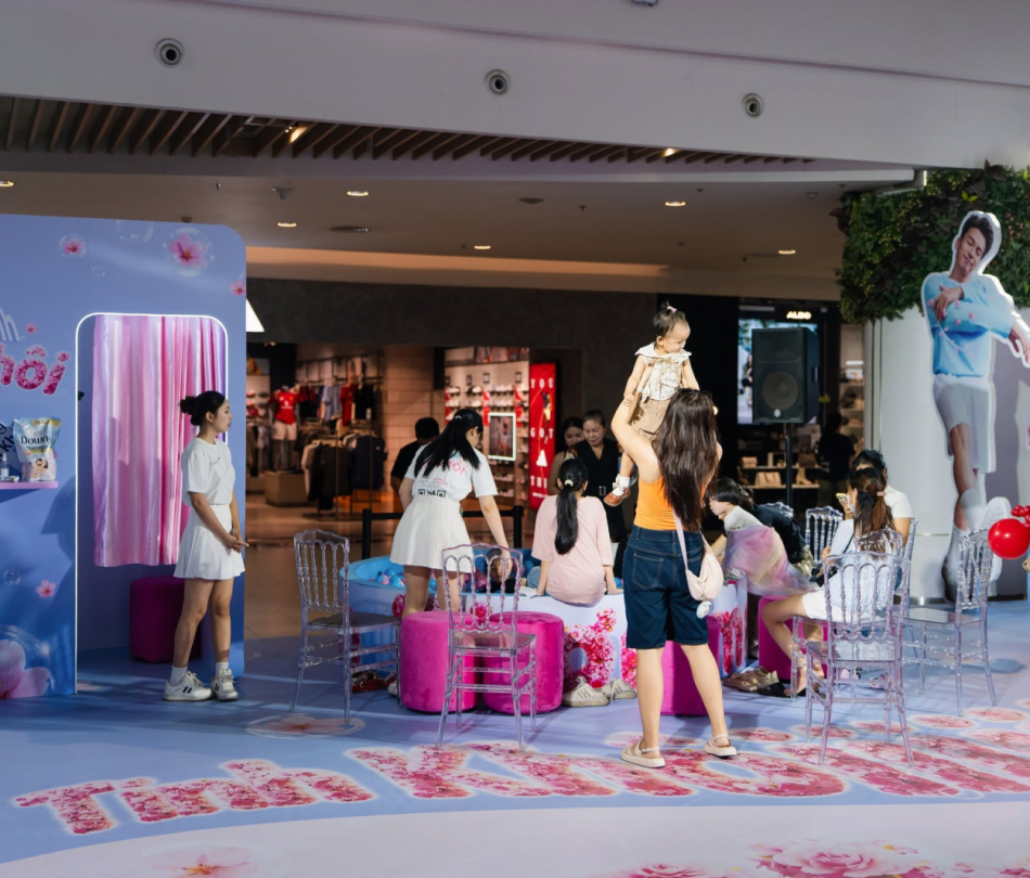 Sự kiện activation Trường Học Tinh Khôi — Downy, Gigamall, TP.HCM
