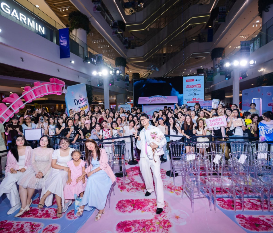 Sự kiện activation Trường Học Tinh Khôi — Downy, Gigamall, TP.HCM