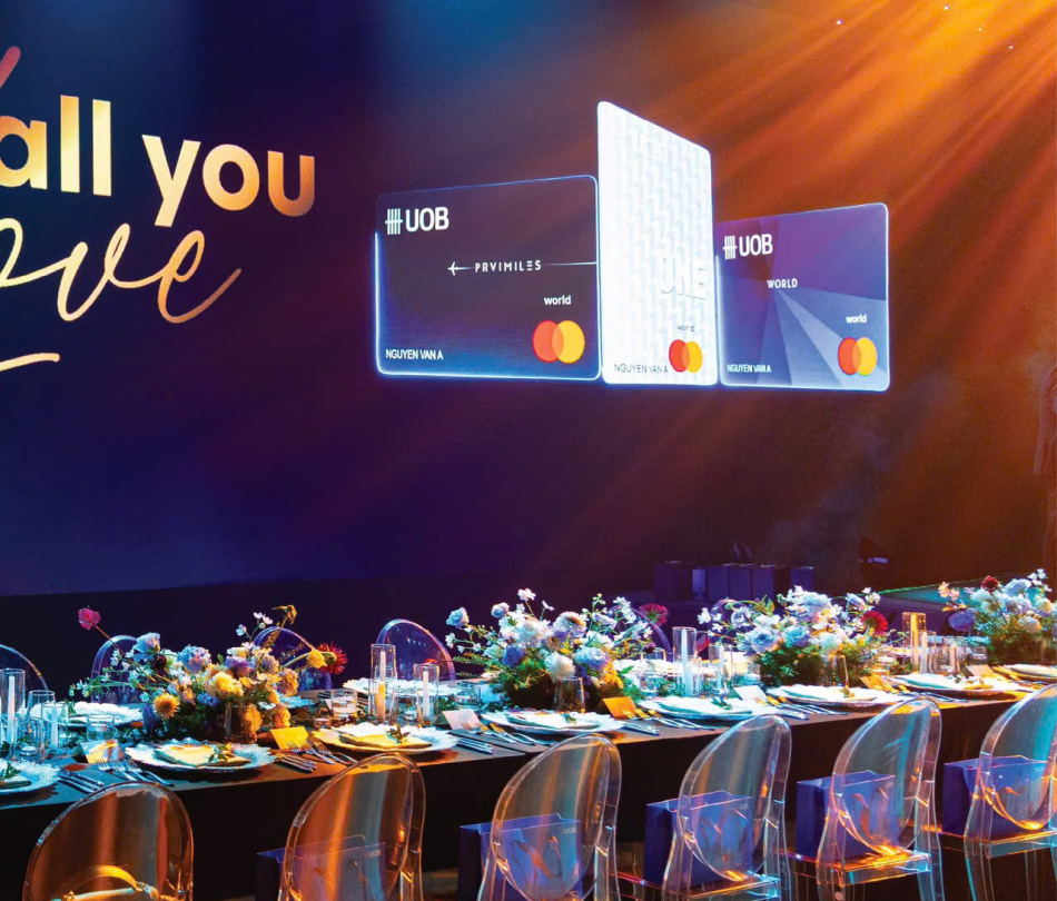 Nội Thất Khu Gala Tiệc UOB — All You Love, TP.HCM
