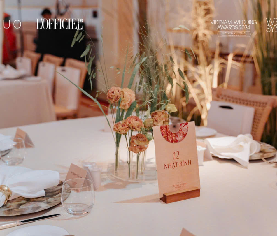 Nội Thất Khu Gala Lễ Vinh Danh Vietnam Wedding Awards 2024 — Park Hyatt Saigon, TP.HCM
