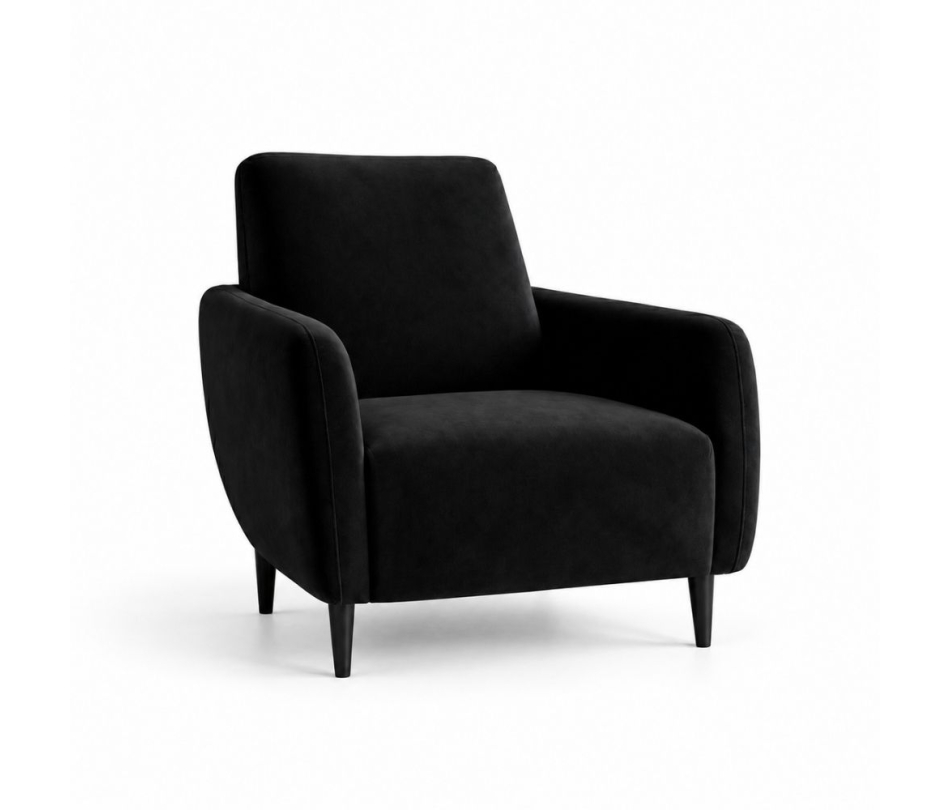 Ghế Sofa Armchair VIP - Nhung Đen