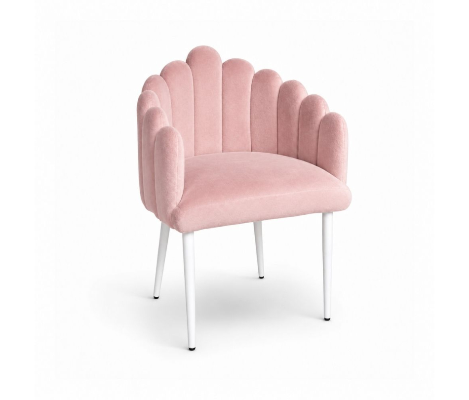 Ghế Bloom Armchair - Nhung Hồng Đào