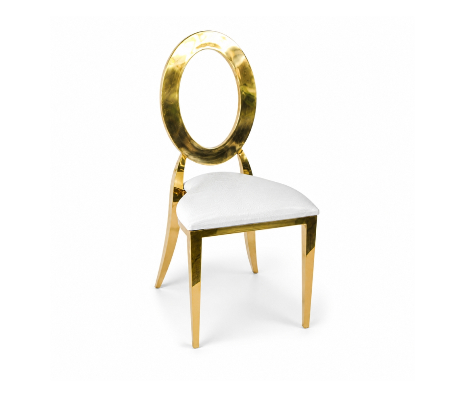Ghế Louis Oval Vàng Gold